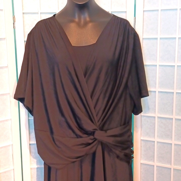 NEW! 20W Vicki Wayne BLACK Dress 5595 - Picture 2 of 6